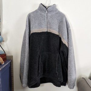 NORTHCREST Men’s Ultra Comfy Teddy Fleece with Quarter Zip, Sz XXLT